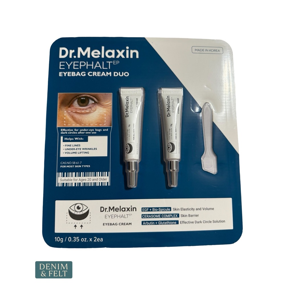 NEW Dr. Melaxin Eyephalt EP Eyebag Cream Duo 10g x 2ea Korean Skincare EGF
